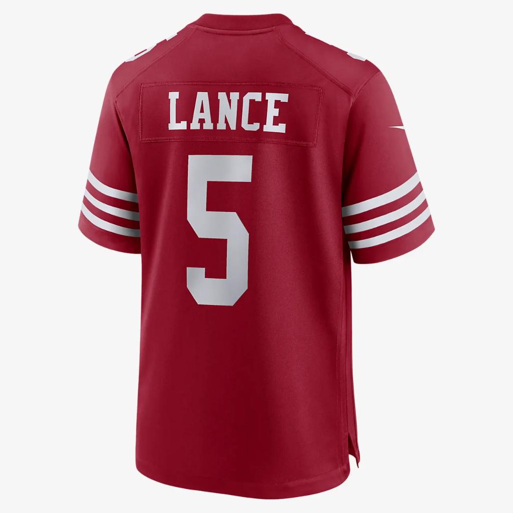 NFL San Francisco 49ers (Trey Lance) Men&#039;s Game Football Jersey 67NMSAGH9BF-00K