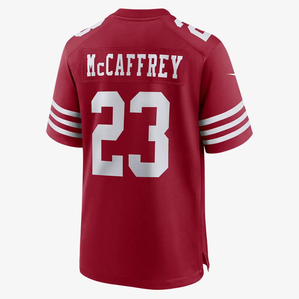 NFL San Francisco 49ers (Christian McCaffrey) Men&#039;s Game Football Jersey 67NMSAGH9BF-6Z2