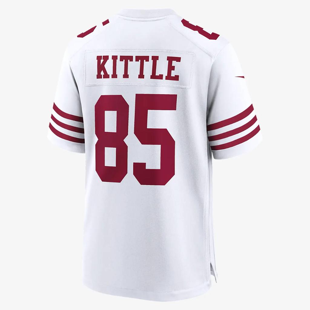 NFL San Francisco 49ers (George Kittle) Men&#039;s Game Football Jersey 67NMSAGR9BF-00D
