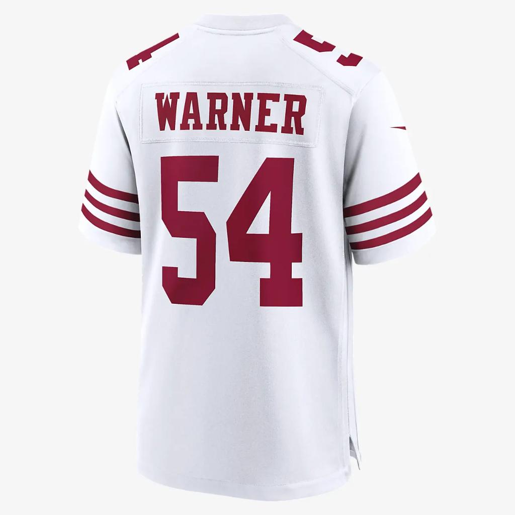 NFL San Francisco 49ers (Fred Warner) Men&#039;s Game Football Jersey 67NMSAGR9BF-00J