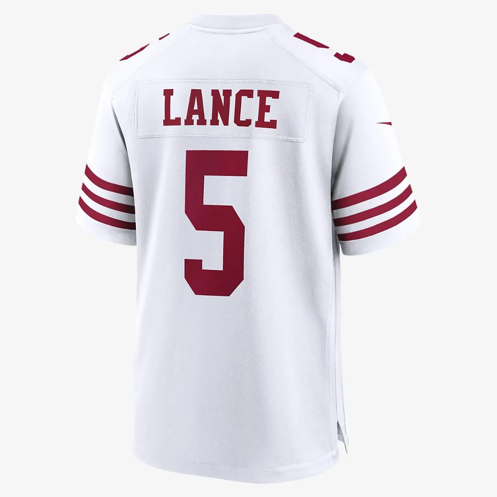NFL San Francisco 49ers (Trey Lance) Men&#039;s Game Football Jersey 67NMSAGR9BF-00K