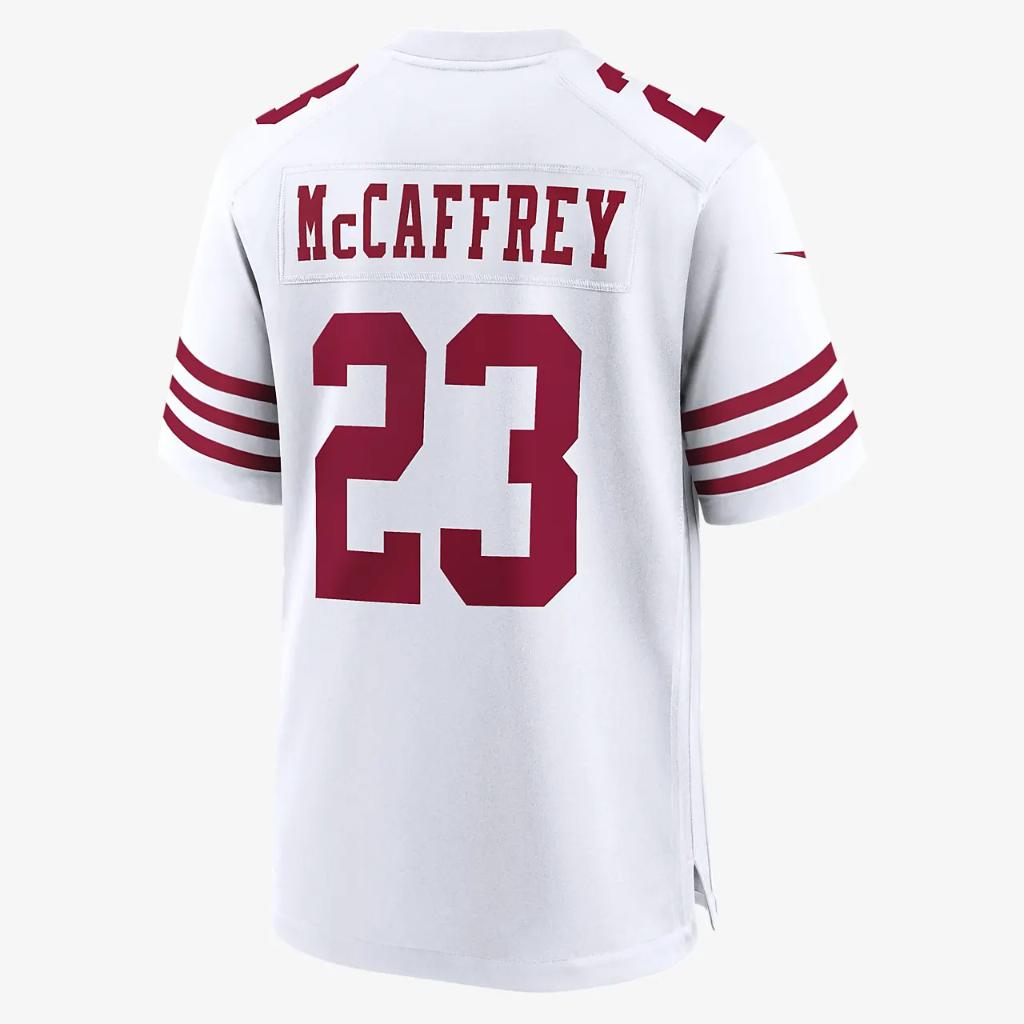 NFL San Francisco 49ers (Christian McCaffrey) Men&#039;s Game Football Jersey 67NMSAGR9BF-6Z2
