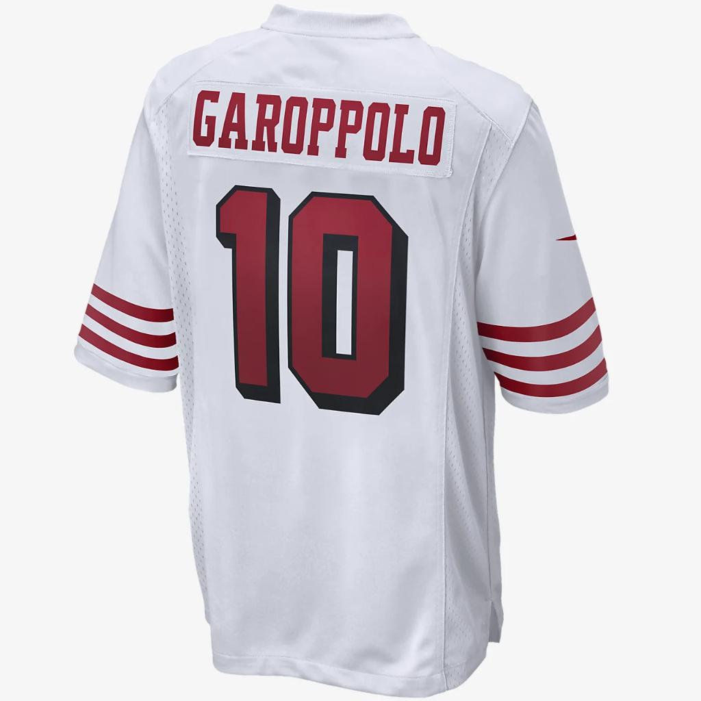 NFL San Francisco 49ers (Jimmy Garoppolo) Men&#039;s Game Football Jersey 67NMSF2A73F-2LA