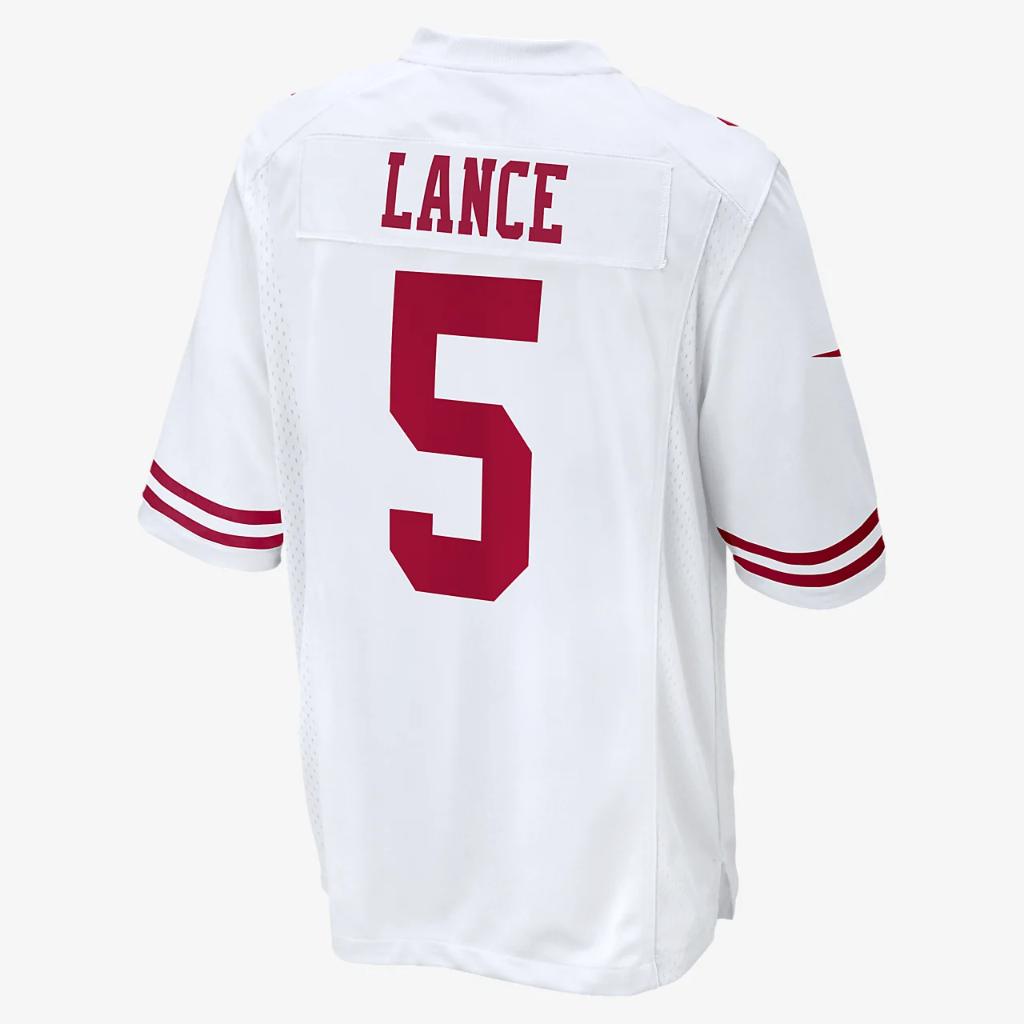 NFL San Francisco 49ers (Trey Lance) Men&#039;s Game Football Jersey 67NMSFGR73F-2PH