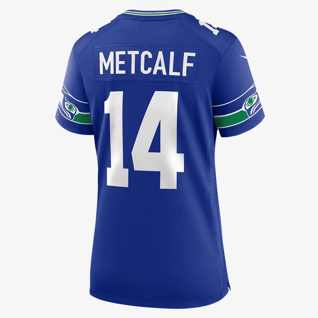DK Metcalf Seattle Seahawks Women&#039;s Nike NFL Game Football Jersey 67NW03LD78F-1W0