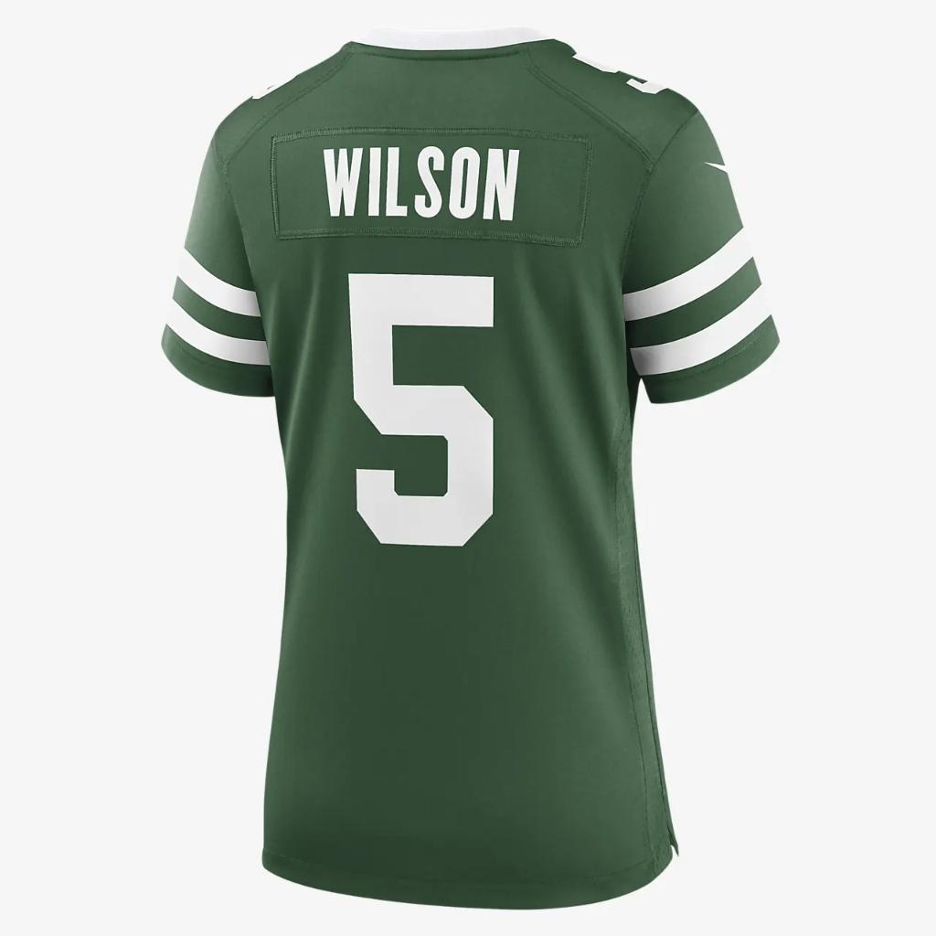 Garrett Wilson New York Jets Women&#039;s Nike NFL Game Football Jersey 67NW03T672F-GTF
