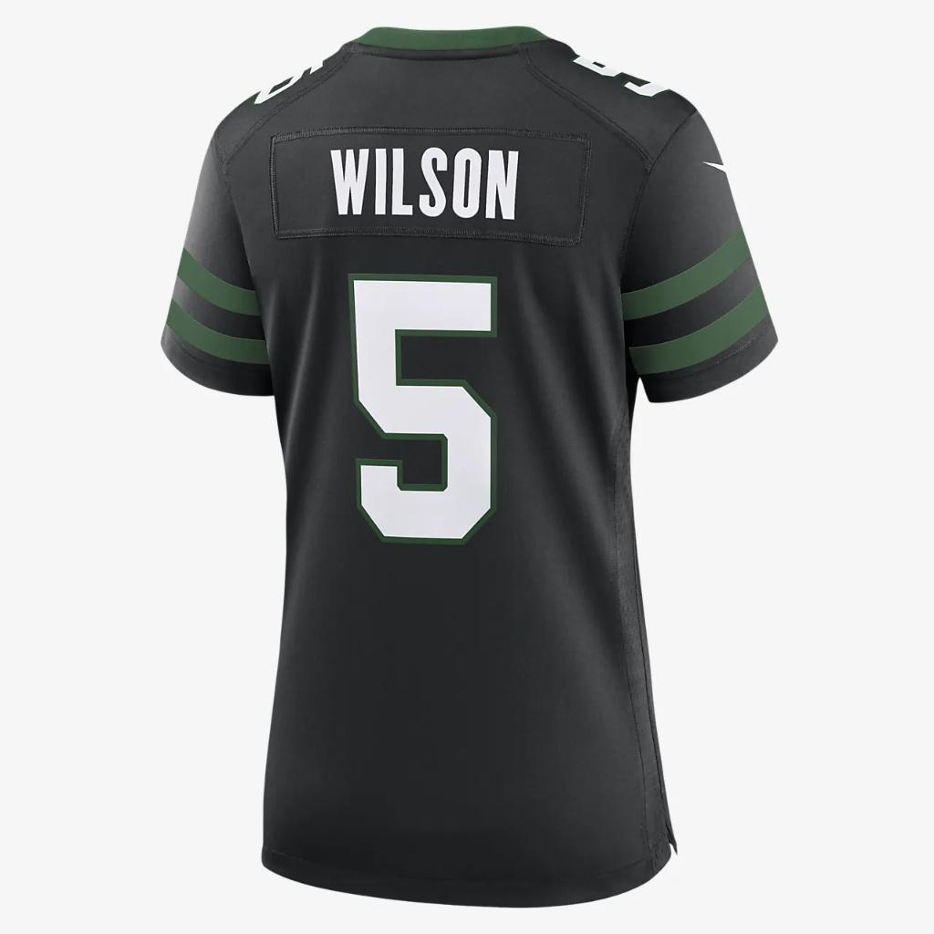 Garrett Wilson New York Jets Women&#039;s Nike NFL Game Football Jersey 67NW09WK72F-GTF