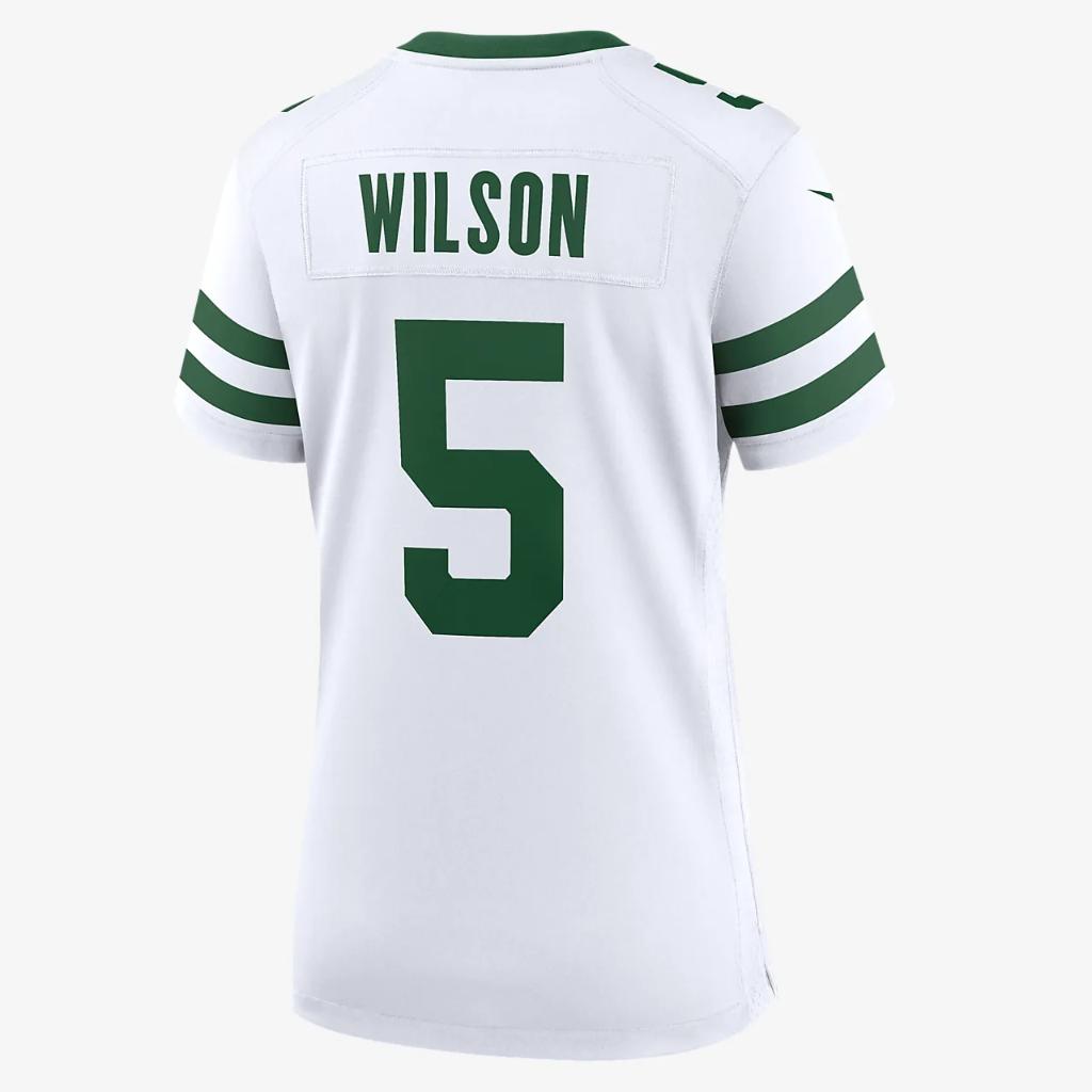 Garrett Wilson New York Jets Women&#039;s Nike NFL Game Football Jersey 67NW0AUO72F-GTF