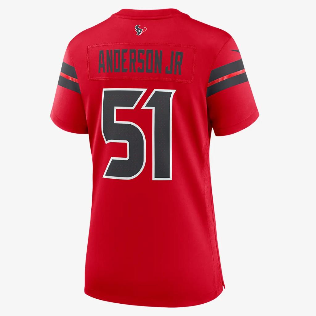 Will Anderson Jr. Houston Texans Women&#039;s Nike NFL Game Football Jersey 67NW0B9G9HF-D1C