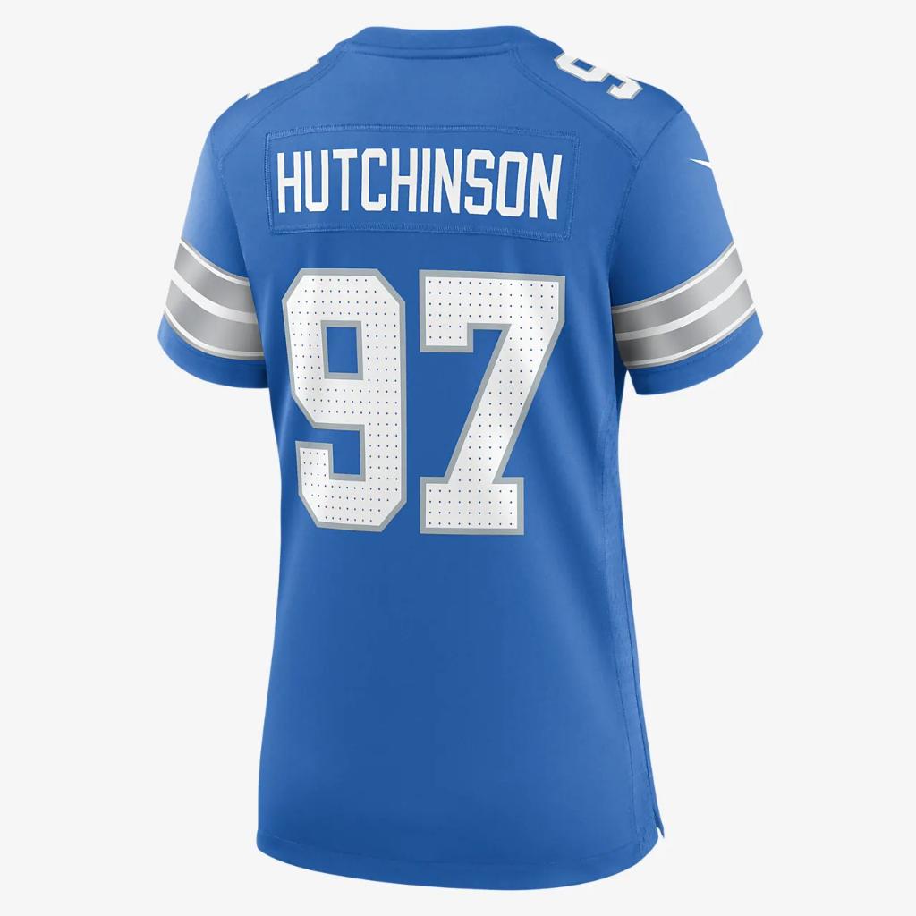 Aidan Hutchinson Detroit Lions Women&#039;s Nike NFL Game Football Jersey 67NW0B9K9JF-DE0