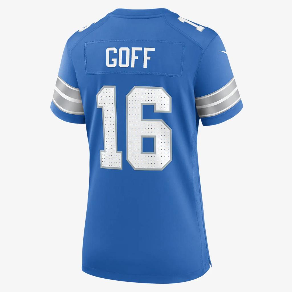 Jared Goff Detroit Lions Women&#039;s Nike NFL Game Football Jersey 67NW0B9K9JF-DED
