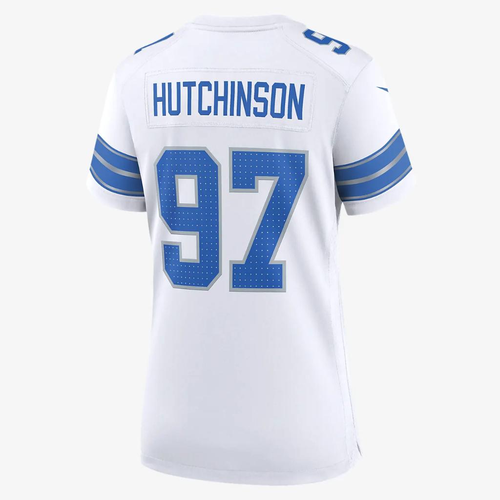 Aidan Hutchinson Detroit Lions Women&#039;s Nike NFL Game Football Jersey 67NW0B9P9JF-DE0