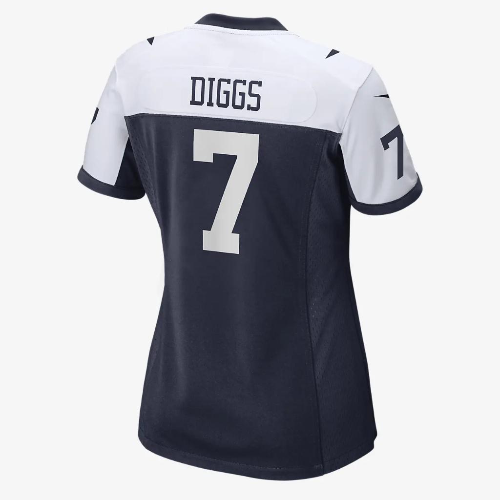 NFL Dallas Cowboys (Trevon Diggs) Women&#039;s Game Football Jersey 67NWDCGA7RF-00K