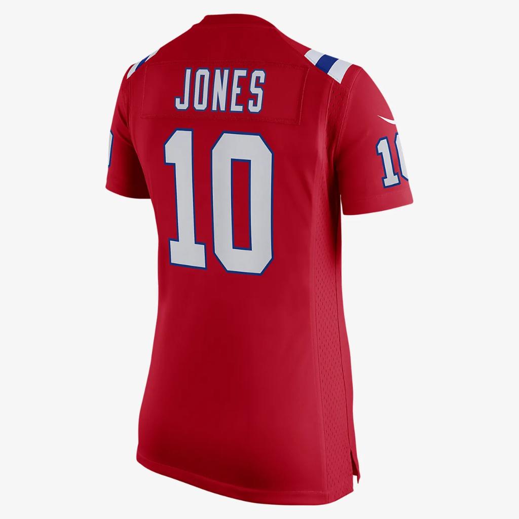NFL New England Patriots (Mac Jones) Women&#039;s Game Football Jersey 67NWNPGA8KF-2KH