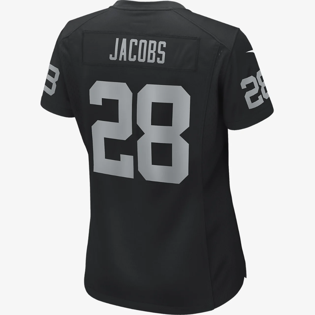 NFL Las Vegas Raiders (Josh Jacobs) Women&#039;s Game Football Jersey 67NWORGH8DF-2NG