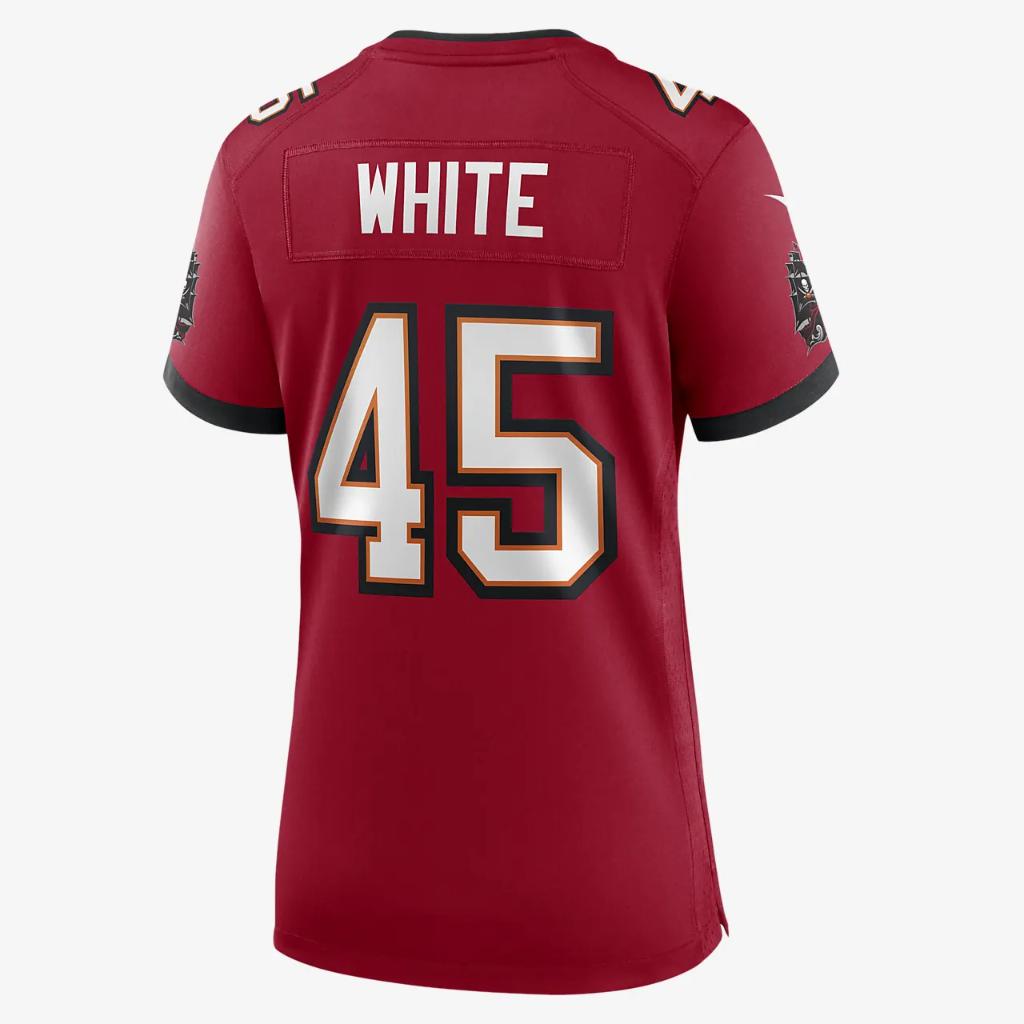 NFL Tampa Bay Buccaneers (Devin White) Women&#039;s Game Football Jersey 67NWTBGH8BF-2NL