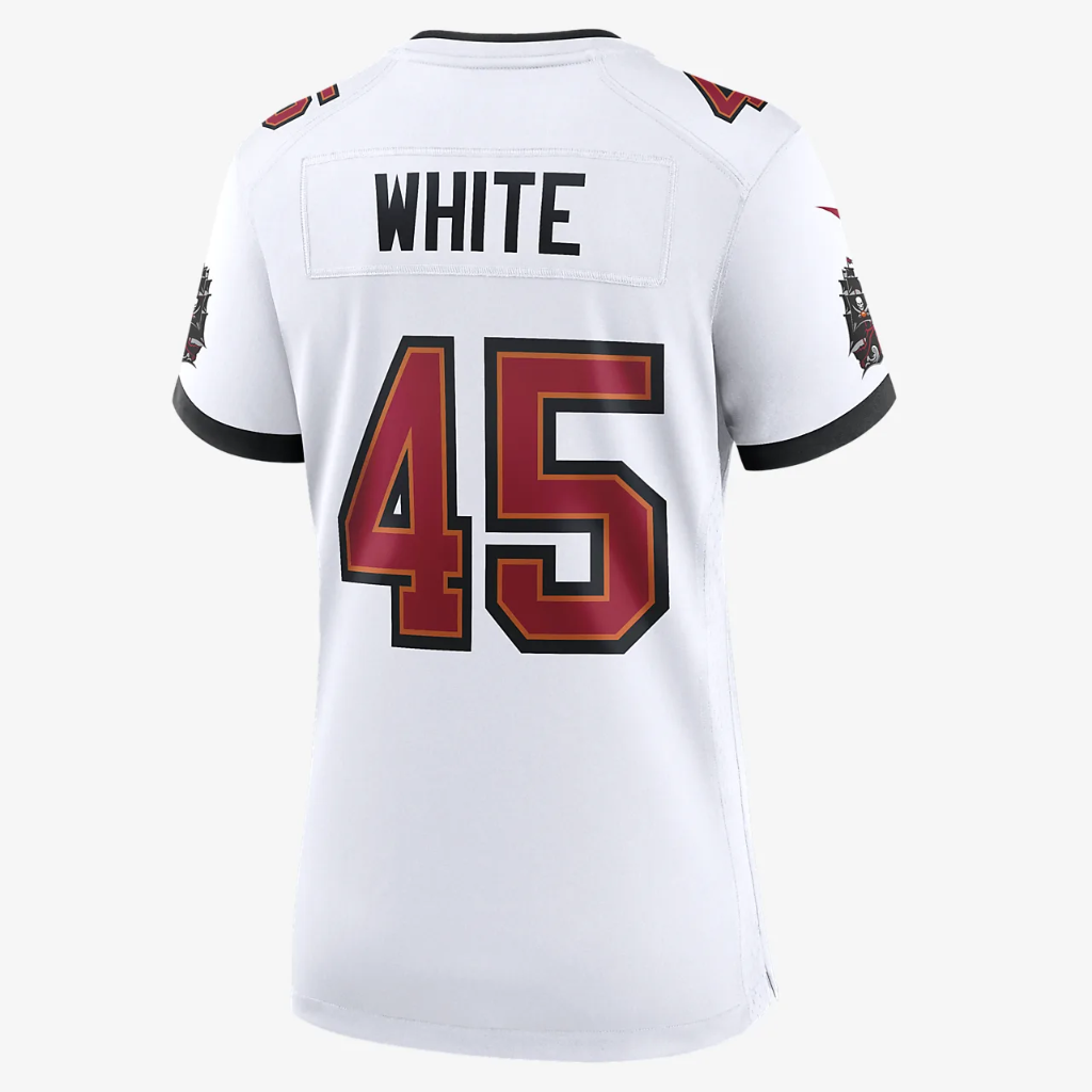 NFL Tampa Bay Buccaneers (Devin White) Women&#039;s Game Football Jersey 67NWTBGR8BF-2PF