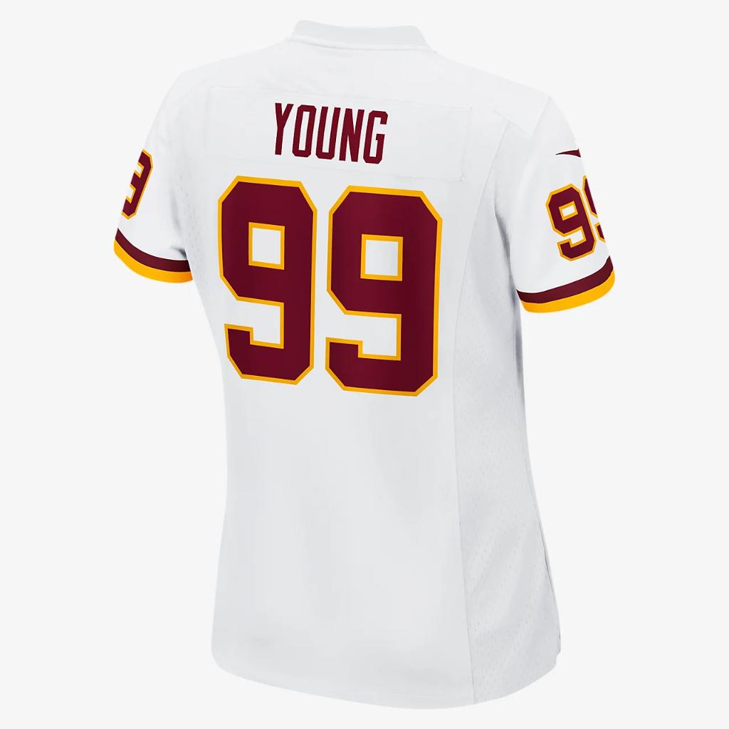 NFL Washington Football Team (Chase Young) Women&#039;s Game Football Jersey 67NWWAGRRSF-2PK