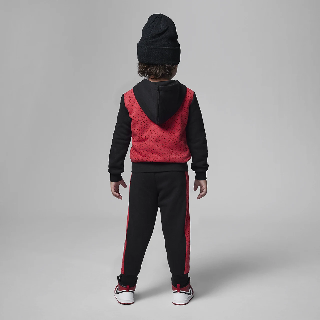 Jordan Toddler Speckle Full-Zip Fleece Hoodie and Pants Set 75B818-023
