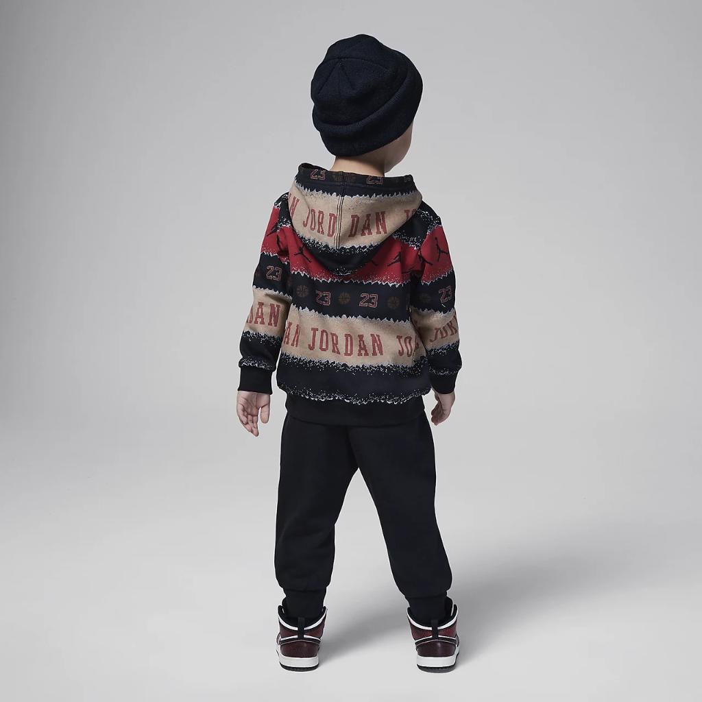 Jordan MJ Holiday Pullover Set Toddler 2-Piece Hoodie Set 75C785-023