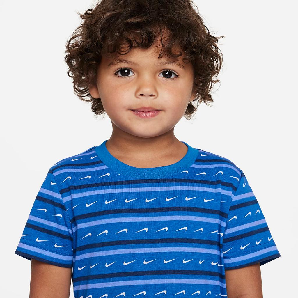 Nike Toddler Swoosh Stripe Shorts Set 76J285-U90