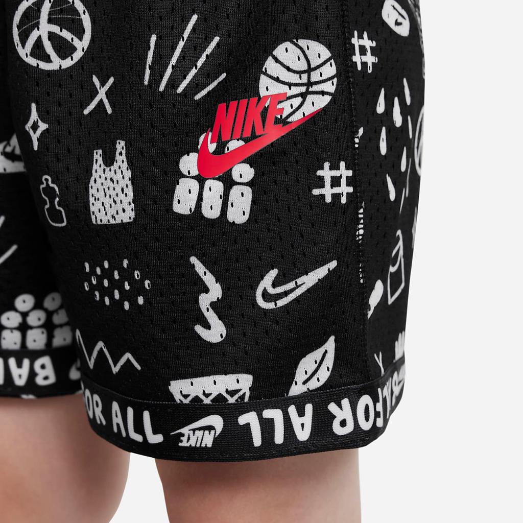 Nike Toddler Printed Tricot Basketball Shorts 76J778-023