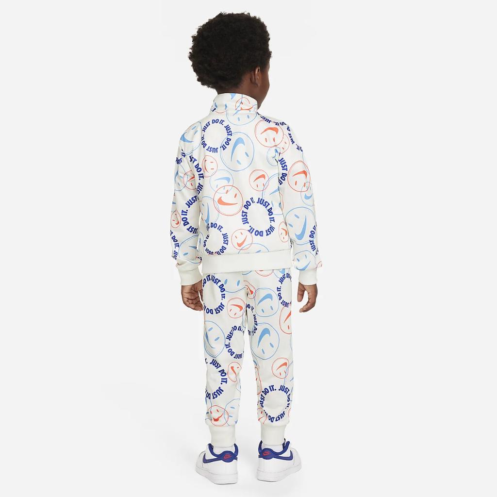 Nike Smiley Swoosh Printed Tricot Set Toddler Tracksuit 76J857-782