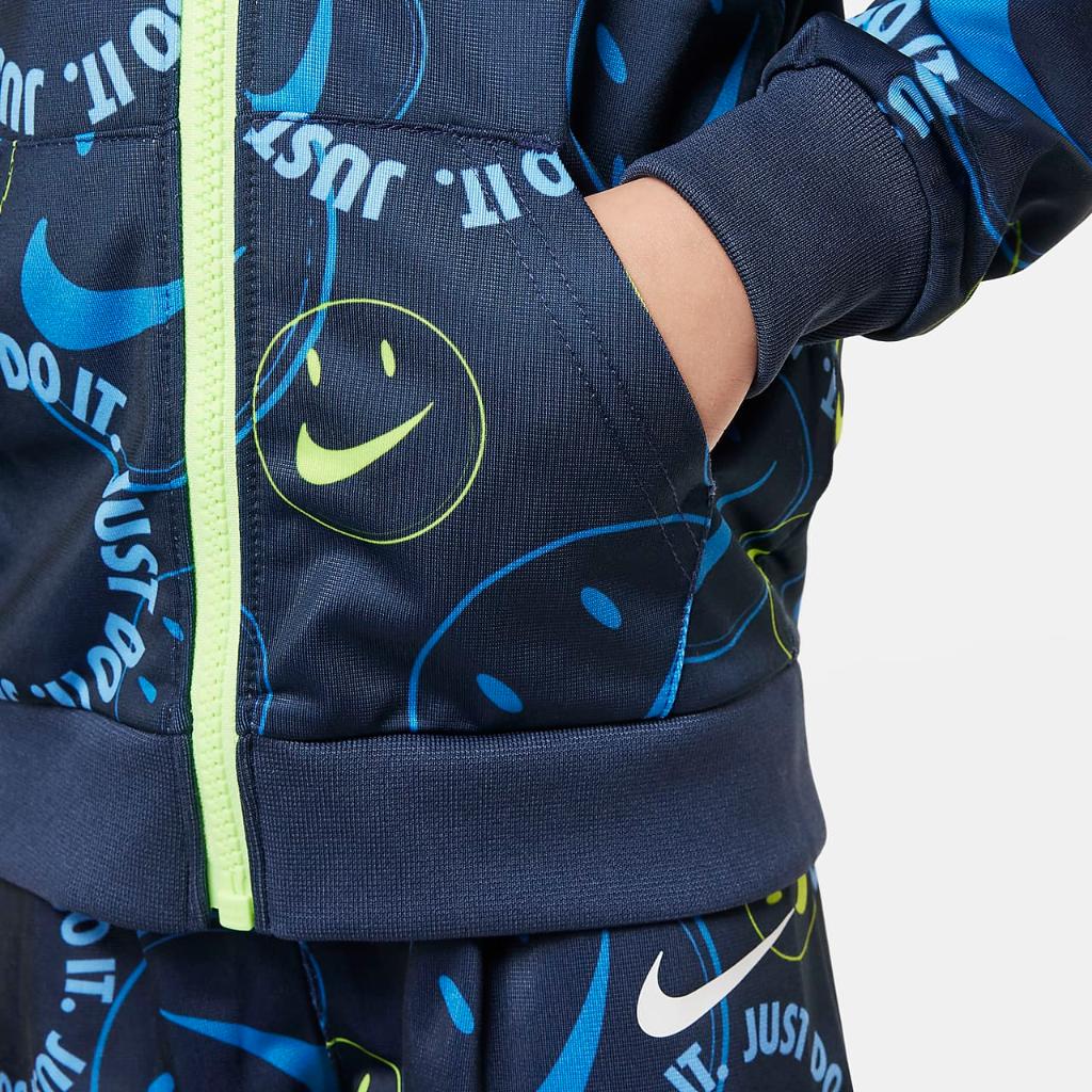 Nike Smiley Swoosh Printed Tricot Set Toddler Tracksuit 76J857-U90