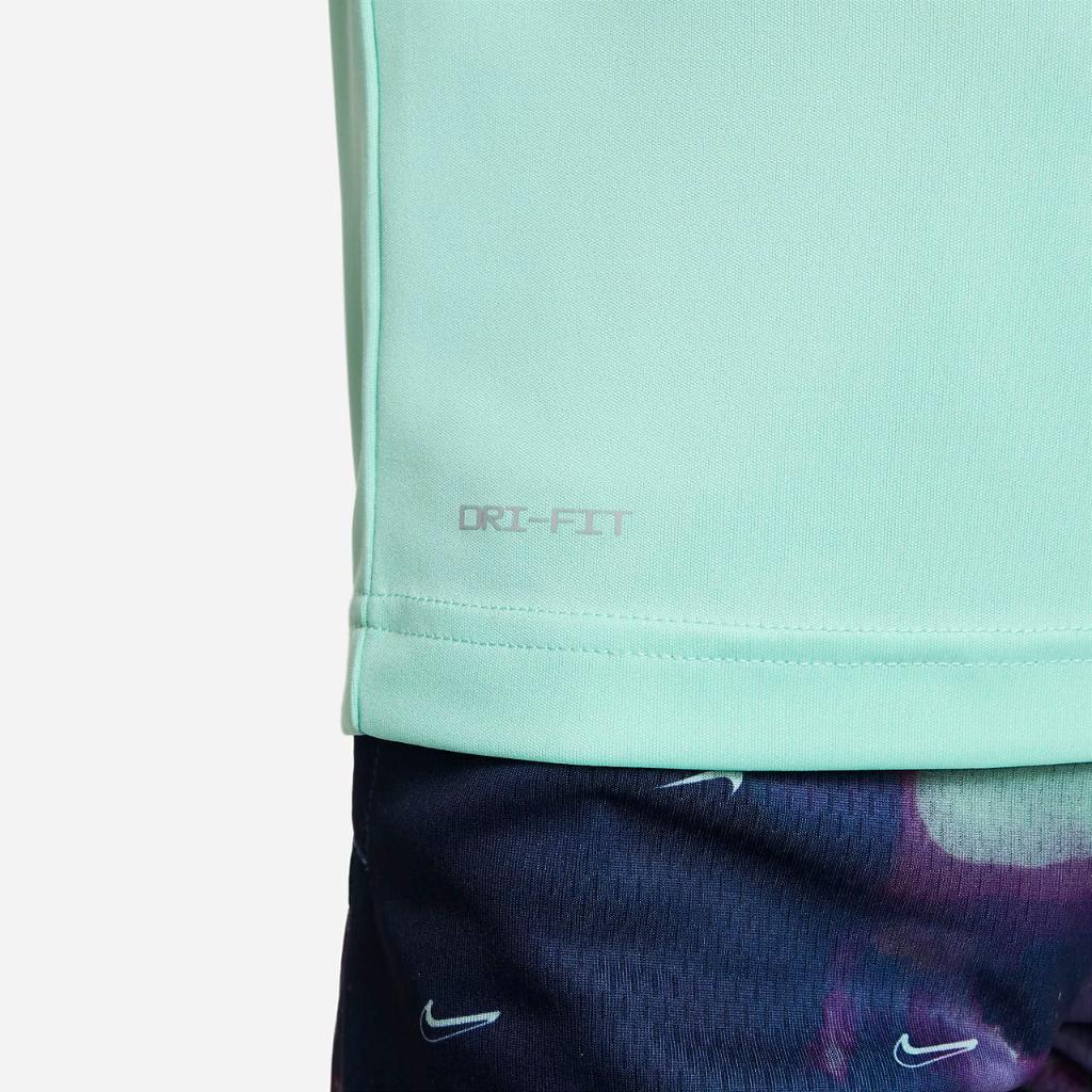 Nike Dri-FIT Textured Swoosh Long Sleeve Tee Toddler T-Shirt 76K296-G11