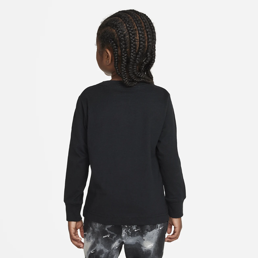 Nike Futura Printed Long Sleeve Tee Toddler T-Shirt 76K302-023
