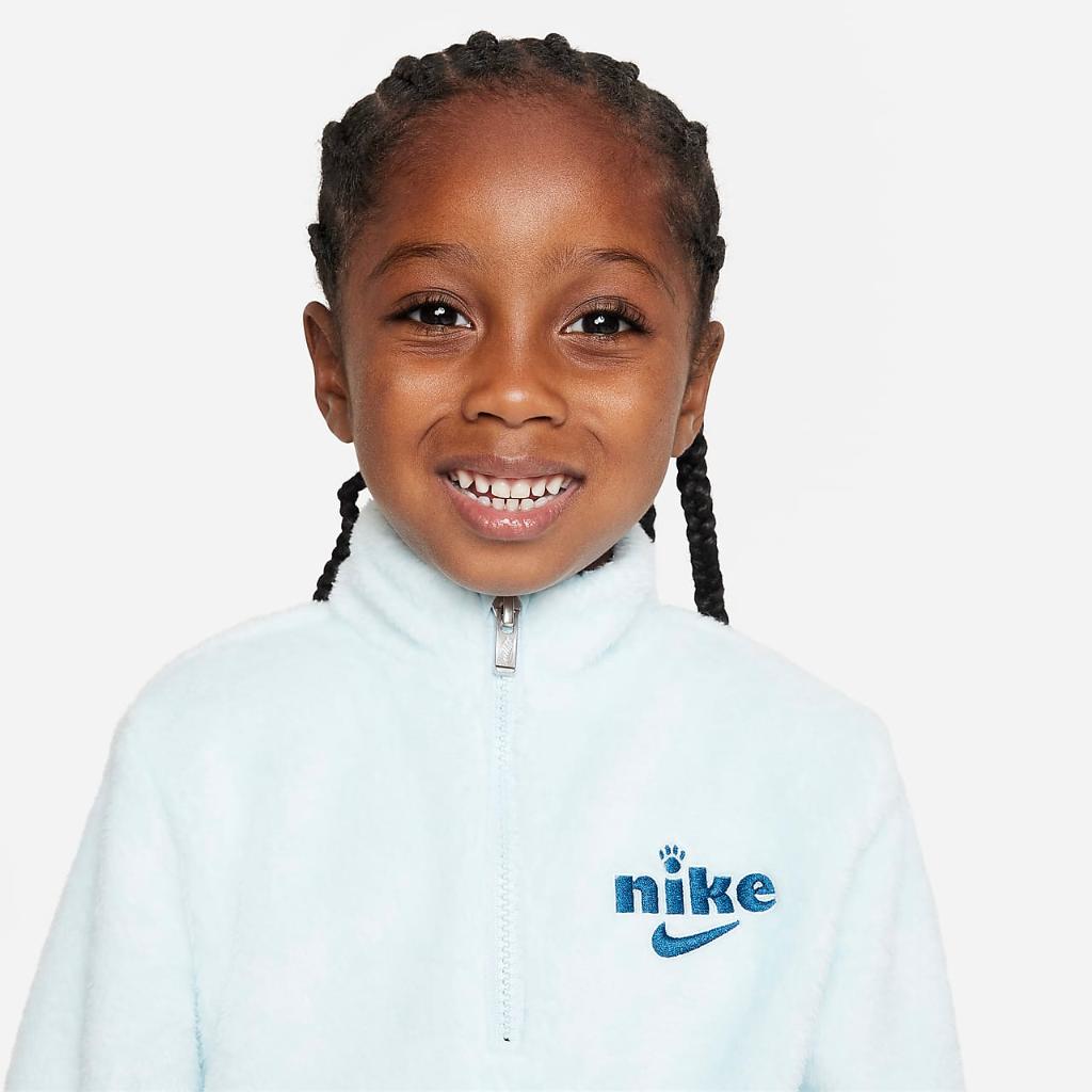 Nike Track Pack Sherpa Half-Zip Set Toddler Set 76K313-C00