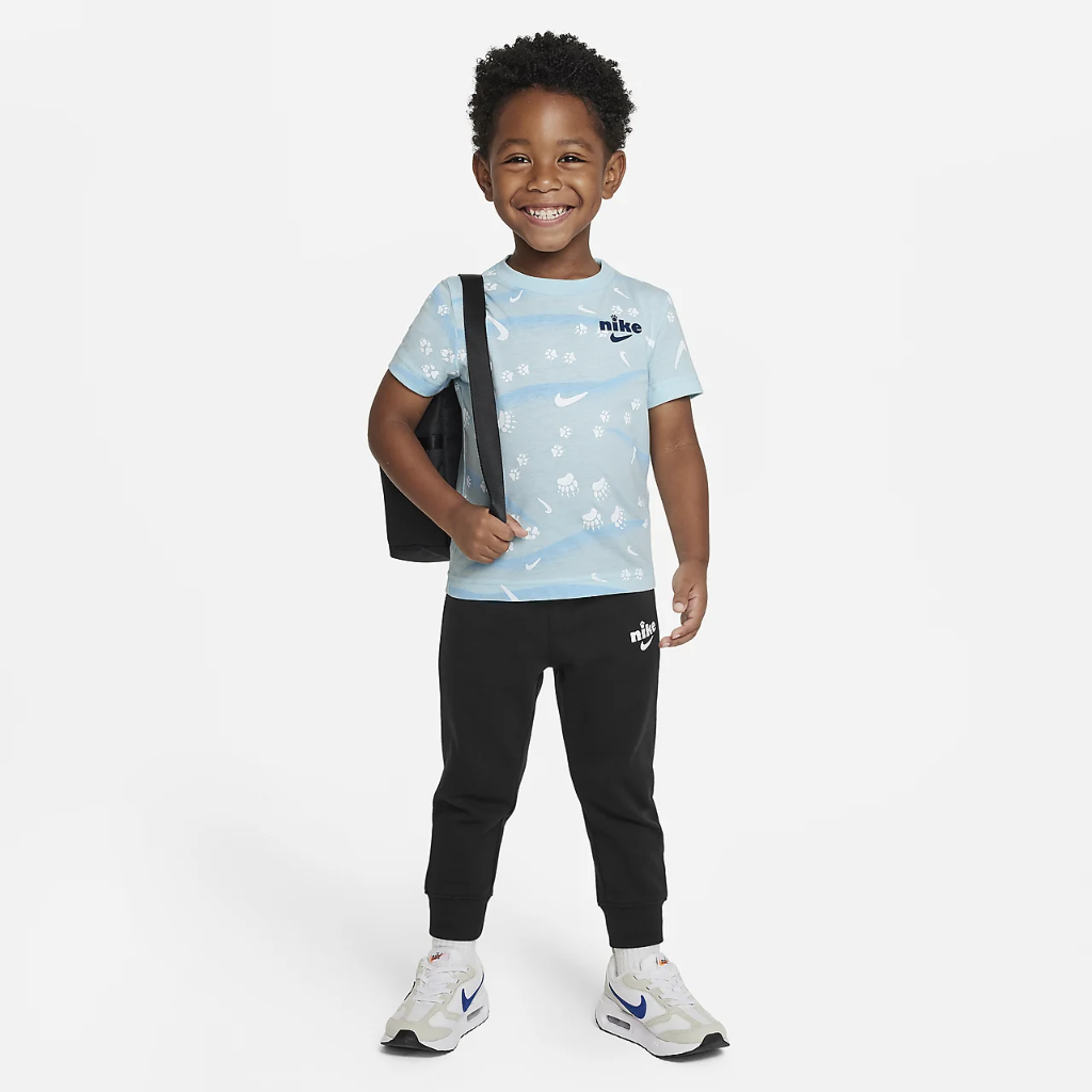 Nike Track Pack Printed Tee Toddler T-Shirt 76K318-G25