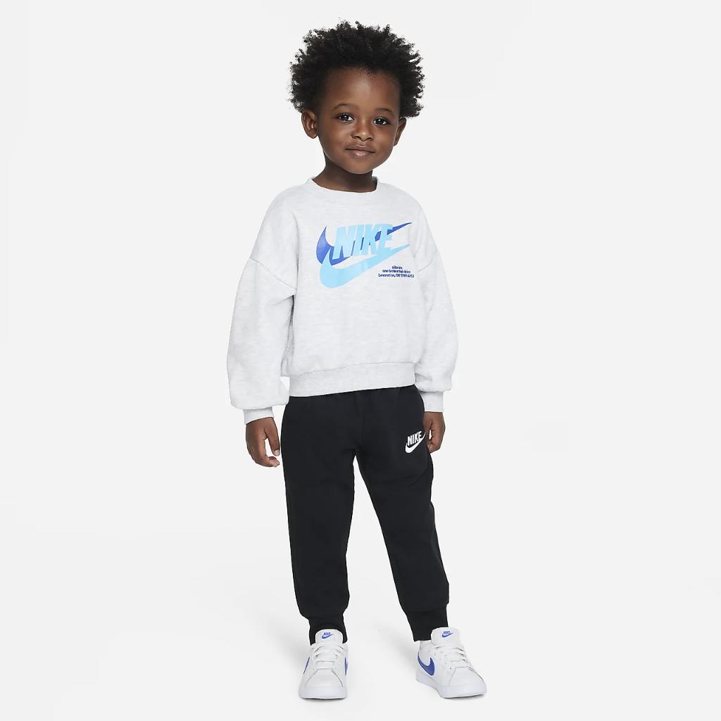 Nike Sportswear Icon Fleece Crew Toddler Top 76K434-X58