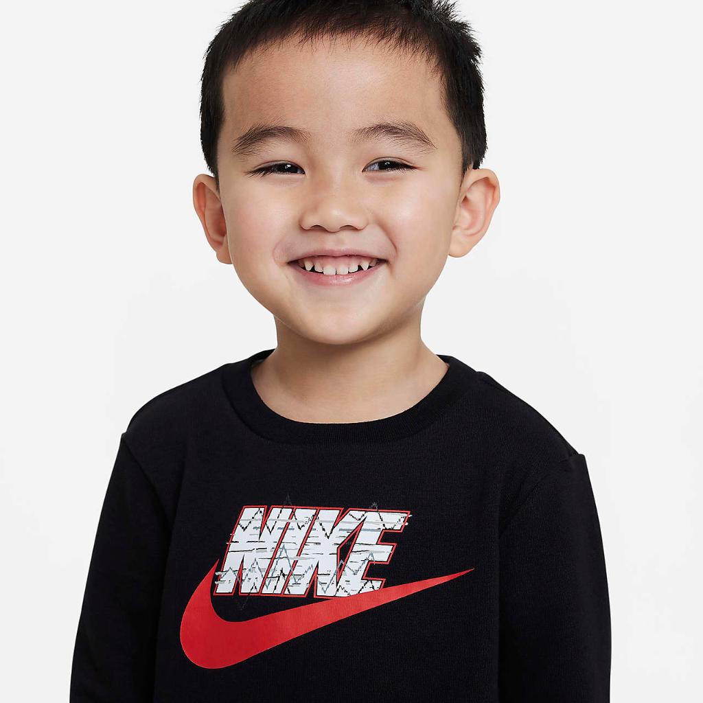 Nike &quot;Let&#039;s Be Real&quot; Crew and Pants Set Toddler Set 76K514-023