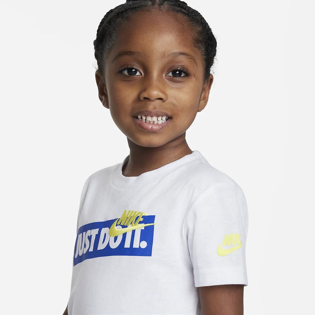 Nike &quot;Just Do It&quot; Embroidery Tee Toddler T-Shirt 76K524-001
