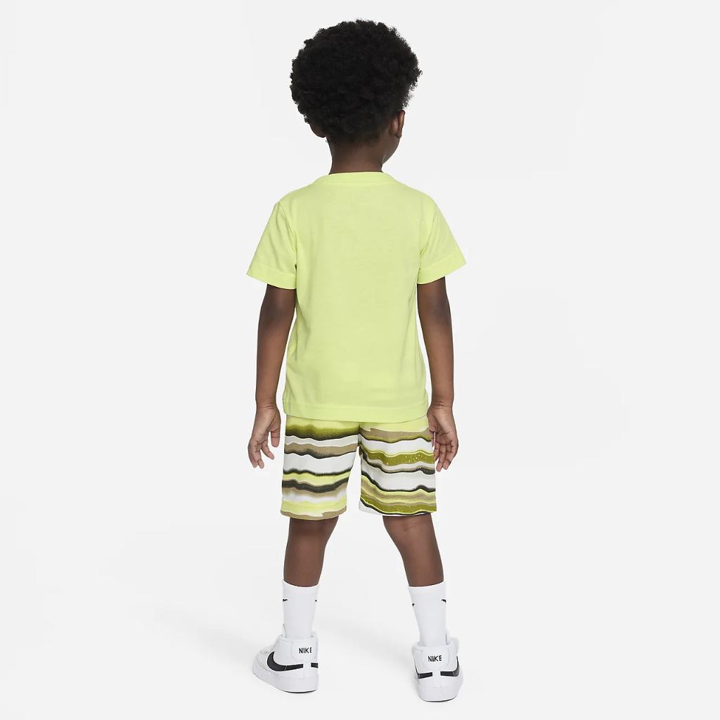 Nike Sportswear &quot;Leave No Trace&quot; Printed Shorts Set Toddler 2-Piece Set 76K856-E8Z