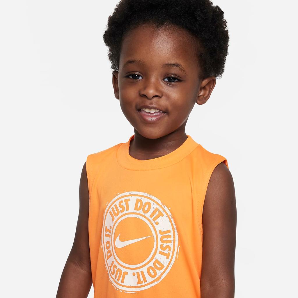 Nike Wild Air Muscle Tank and Shorts Set Toddler 2-Piece Set 76K869-W3Z