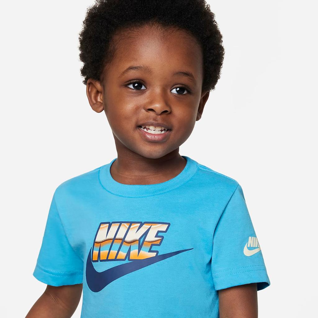 Nike Stripe Scape Futura Tee Toddler Dri-FIT T-Shirt 76K881-F85