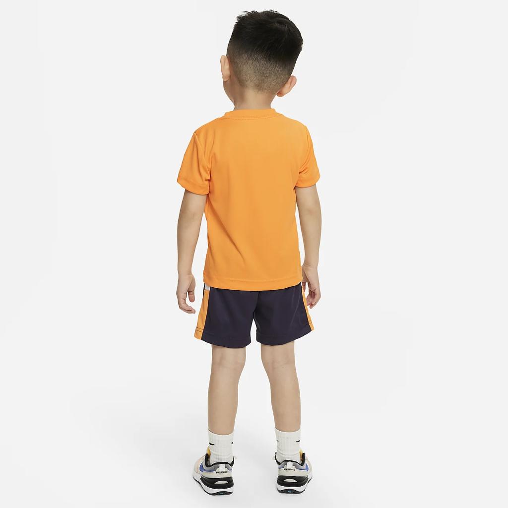 Nike Dri-FIT Blocked Shorts Set Toddler Dri-FIT 2-Piece Set 76K893-P6G