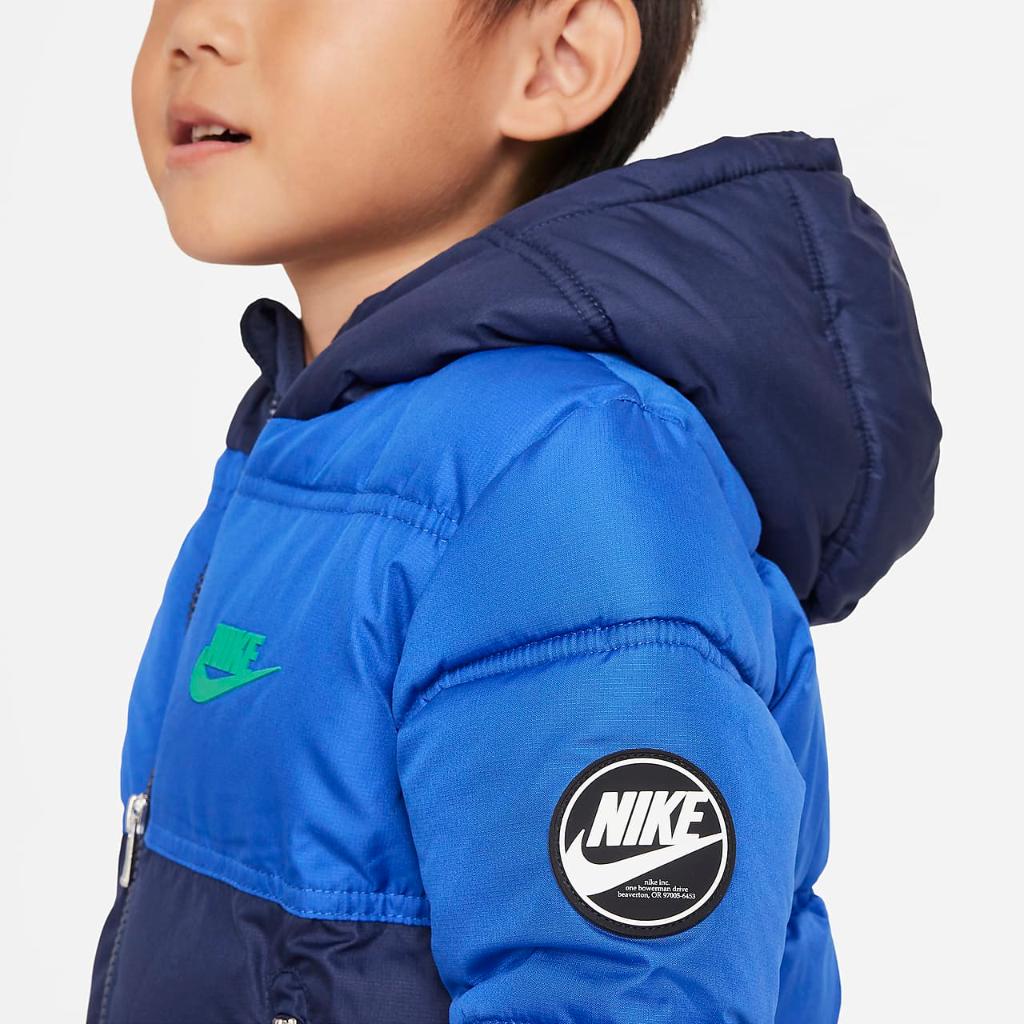 Nike Colorblock Puffer Toddler Jacket 76K910-U89