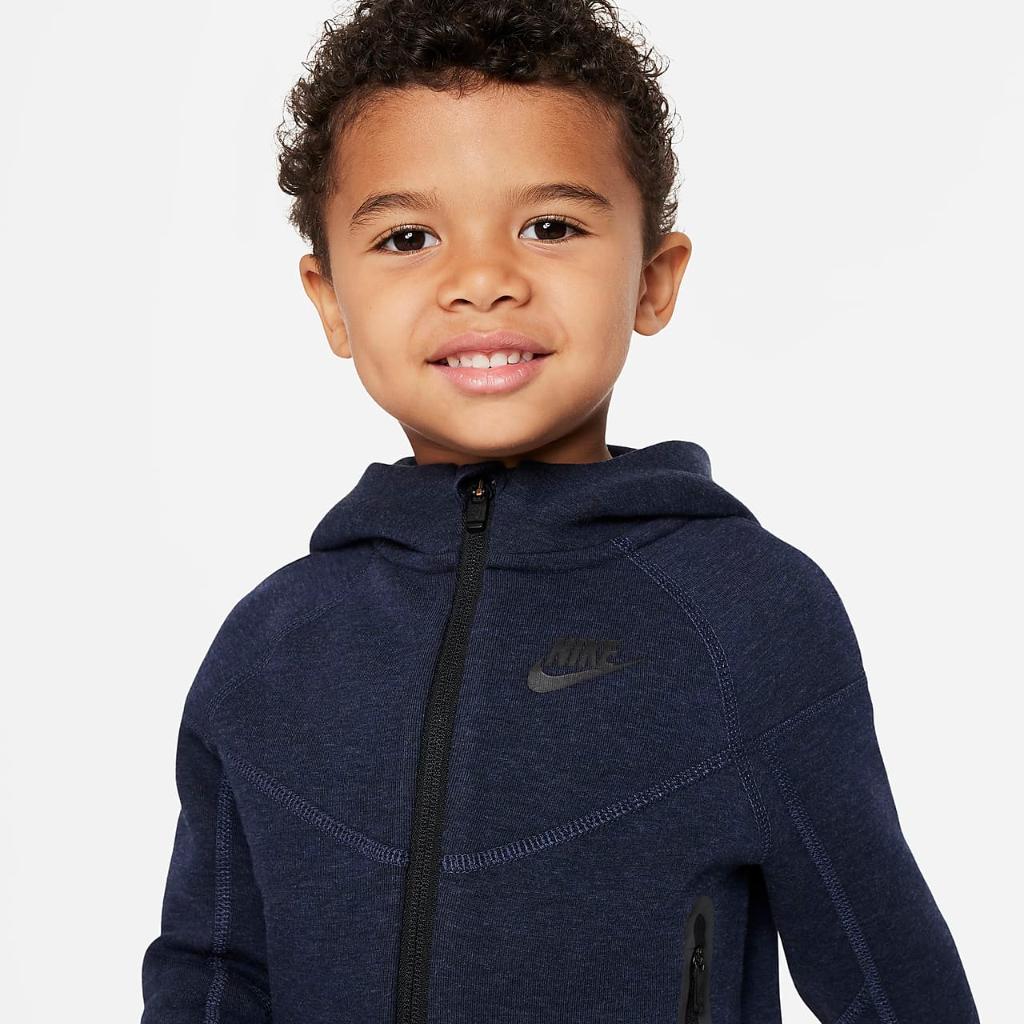 Nike Sportswear Tech Fleece Full-Zip Set Toddler 2-Piece Hoodie Set 76L050-UU7