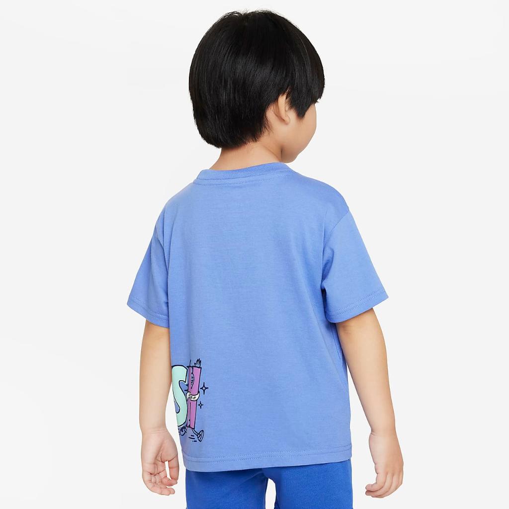 Nike Sportswear &quot;Art of Play&quot; Relaxed Graphic Tee Toddler T-Shirt 76L110-BGZ