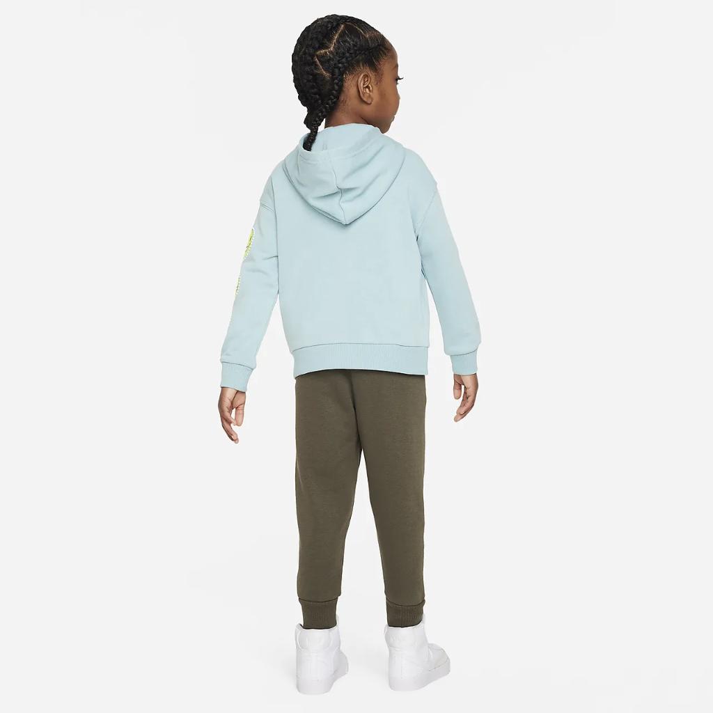 Nike Sportswear &quot;Art of Play&quot; French Terry Full-Zip Set Toddler 2-Piece Set 76L111-F84