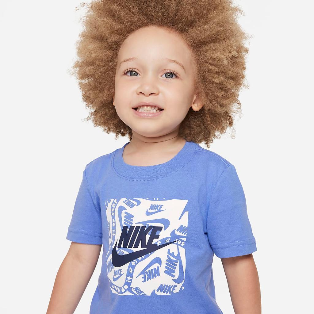 Nike Brandmark Square Basic Tee Toddler T-Shirt 76L122-BGZ