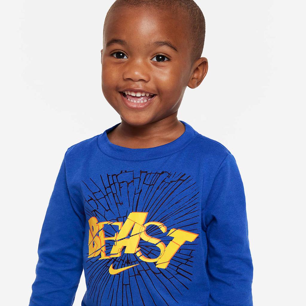 Nike Beast Long Sleeve Basic Tee Toddler T-Shirt 76L141-U89