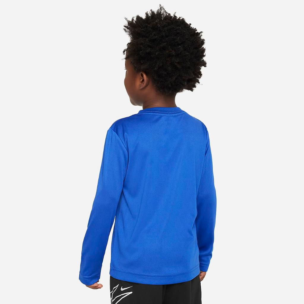Nike &quot;All Day Play&quot; Long Sleeve Performance Tee Toddler Dri-FIT Tee 76L251-U89