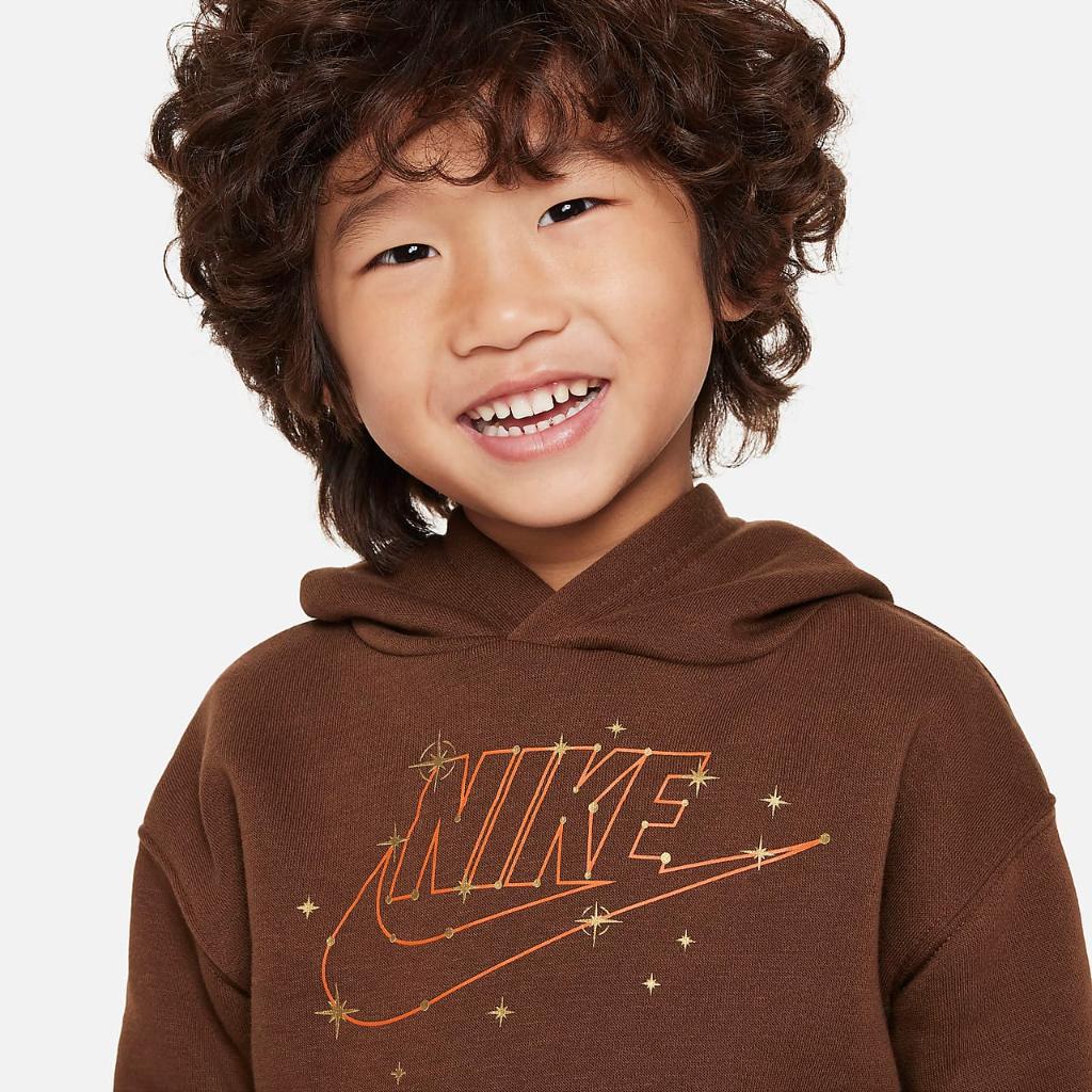 Nike Sportswear Shine Fleece Pullover Hoodie Toddler Hoodie 76L402-X2O