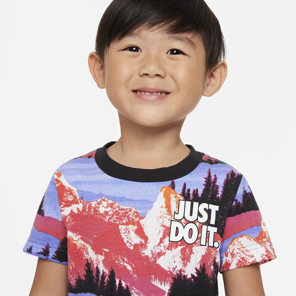 Nike Snowscape Printed Tee Toddler T-Shirt 76L464-BGV