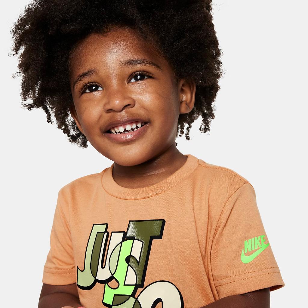 Nike Puzzle &quot;Just Do It&quot; Tee Toddler T-Shirt 76L476-X8B