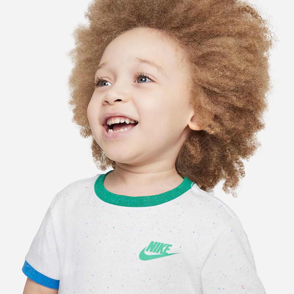 Nike Sportswear Toddler Graphic Ringer T-Shirt 76L709-001